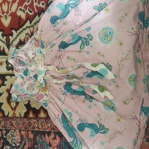 4T Jelly the pug Peacock dress